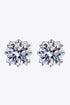 Good Day In Mind Moissanite Stud Earrings