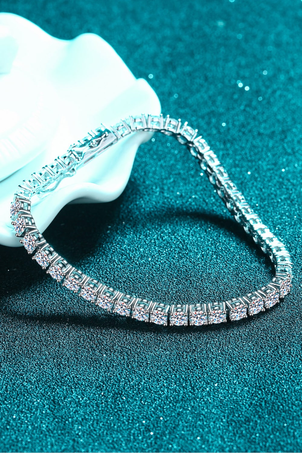 4.9 Carat Moissanite Bracelet - Sharon David's