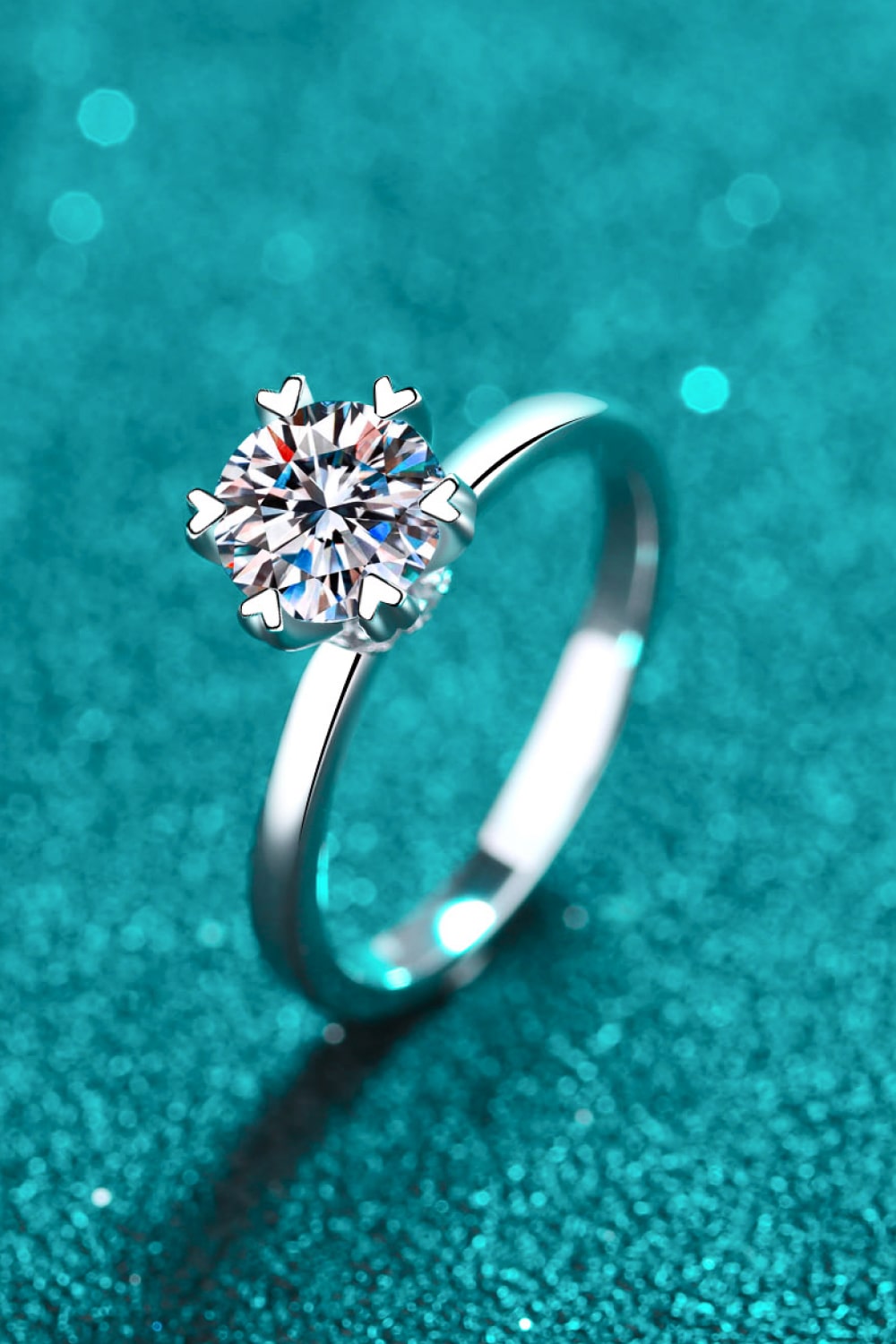 Pleasant Surprise 925 Sterling Silver 1 Carat Moissanite Ring - Sharon David's