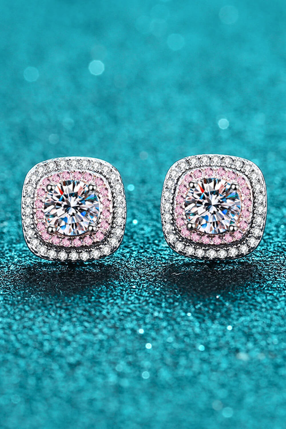 1 Carat Moissanite Stud Earrings - Sharon David's