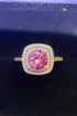 1 Carat Moissanite Two-Tone Ring