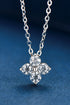 I Am A Star Moissanite Four Leaf Clover Pendant Necklace