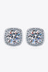 Let Me Love You 1 Carat Moissanite Stud Earrings