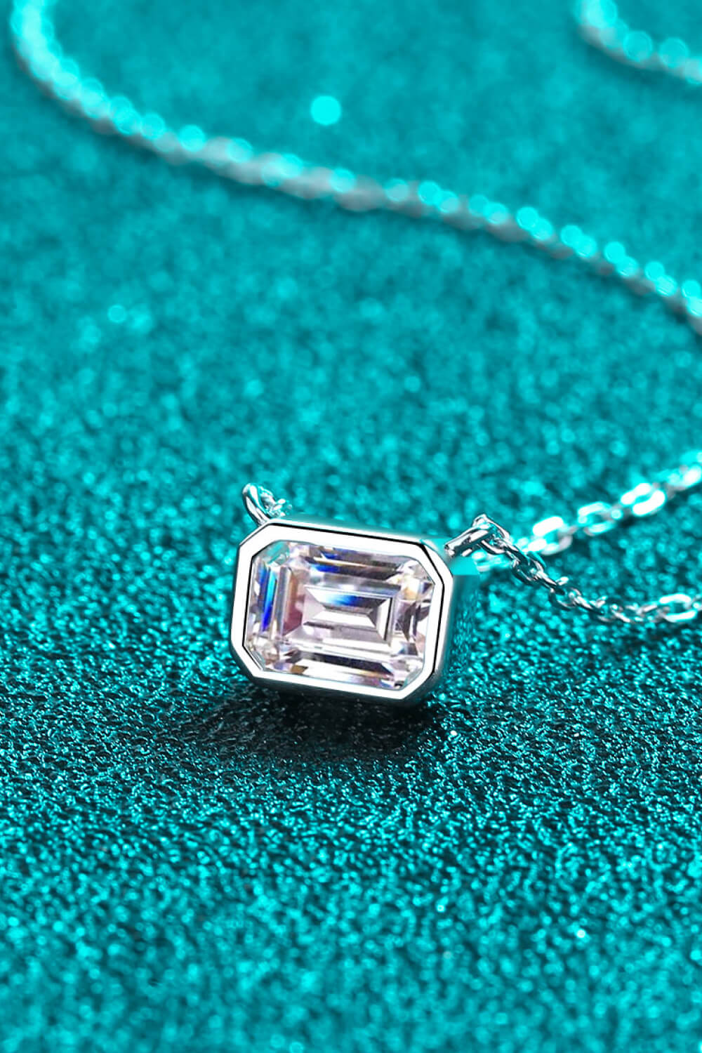 Beautiful Words 1 Carat Moissanite Pendant Necklace - Sharon David's