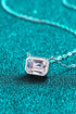 Beautiful Words 1 Carat Moissanite Pendant Necklace - Sharon David's