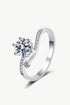 On My Mind 925 Sterling Silver Moissanite Ring - Sharon David's