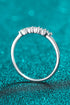 Eye-Catching 925 Sterling Silver Moissanite Ring