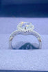 1 Carat Moissanite 925 Sterling Silver Heart Ring