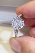 3 Carat Moissanite 925 Sterling Silver Ring