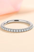 Curious Time 925 Sterling Silver Moissanite Ring - Sharon David's
