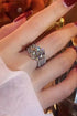 3 Carat Moissanite Three-Layer Ring - Sharon David's