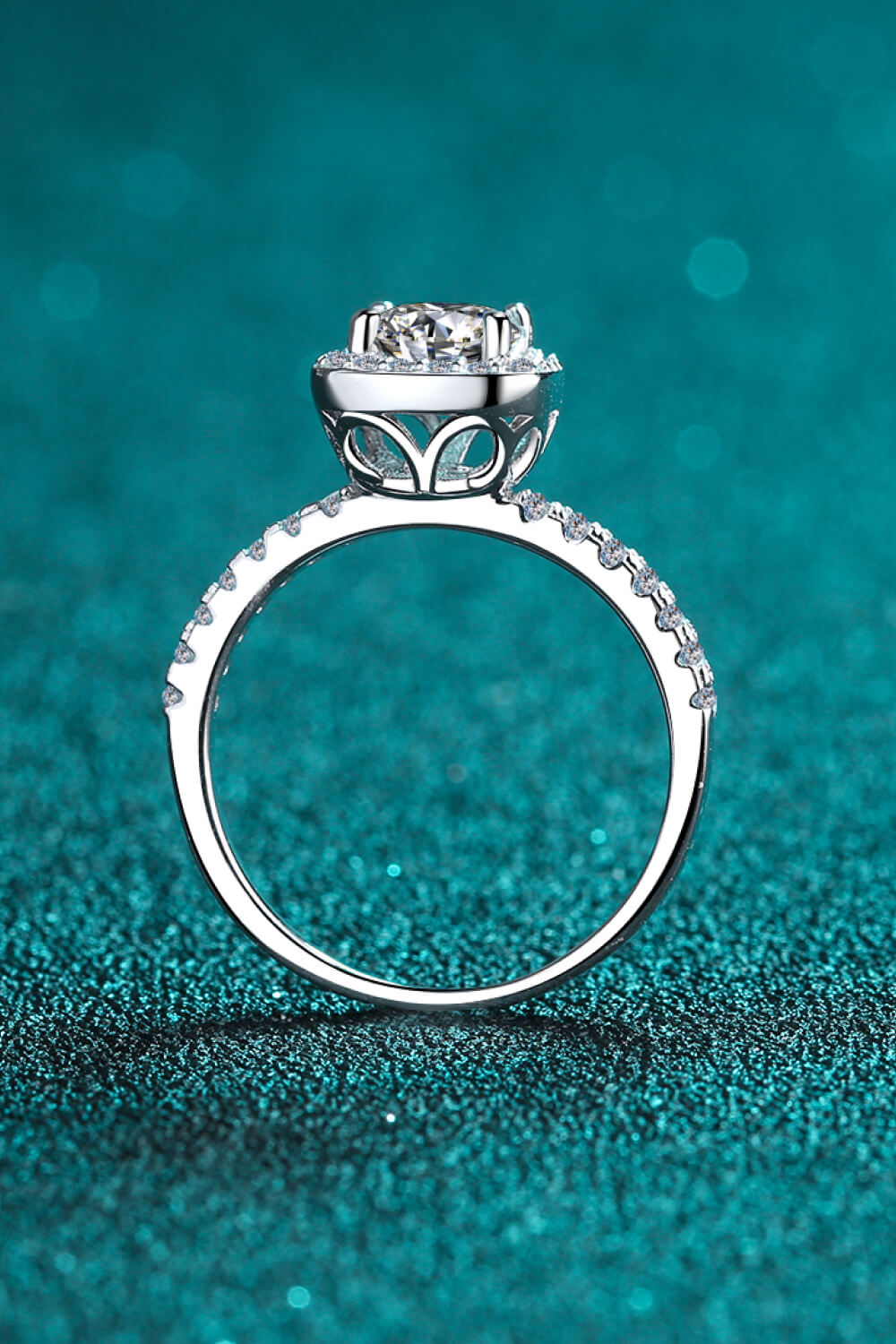 Square Moissanite Ring - Sharon David's