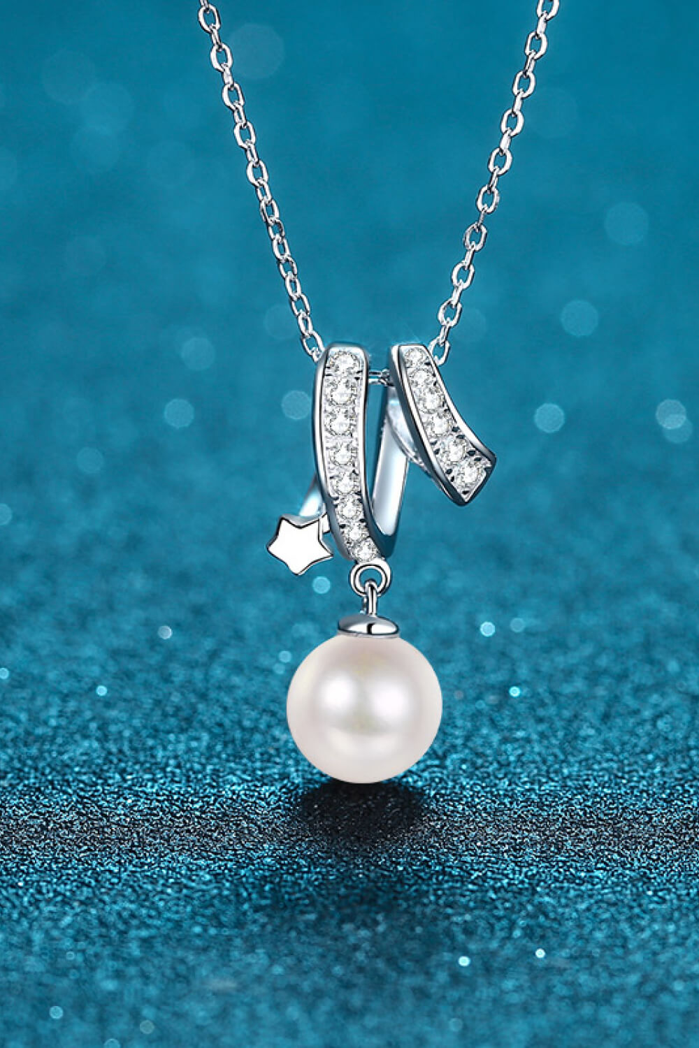 Give You A Chance Pearl Pendant Chain Necklace - Sharon David's