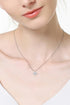 I Am A Star Moissanite Four Leaf Clover Pendant Necklace