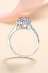 1 Carat Moissanite Heart-Shaped Ring - Sharon David's