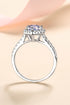 1 Carat Moissanite Heart-Shaped Ring - Sharon David's