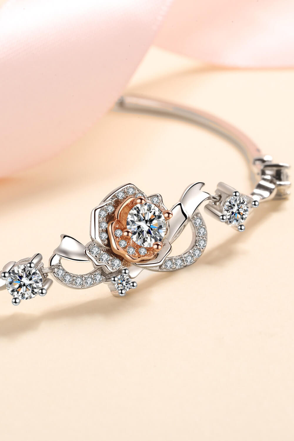 925 Sterling Silver Moissanite Bracelet - Sharon David's