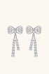 1.12 Carat Moissanite 925 Sterling Silver Bow Earrings