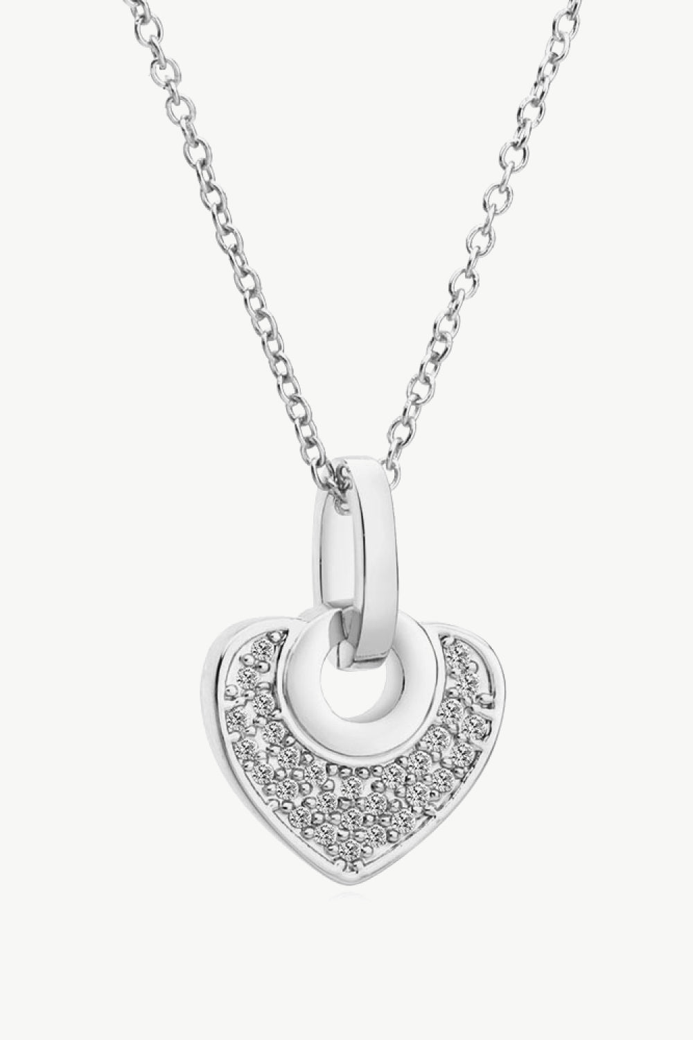 Crystal Heart Pendant Necklace - Sharon David's