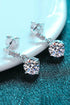 1 Carat Moissanite Drop Earrings - Sharon David's