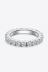 2.3 Carat Moissanite 925 Sterling Silver Eternity Ring