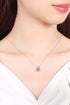 Moissanite Lock Pendant Necklace - Sharon David's