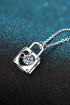 Moissanite Lock Pendant Necklace - Sharon David's