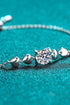 1 Carat Moissanite Heart Bracelet - Sharon David's