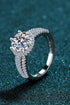 Sterling Silver Moissanite Ring - Sharon David's
