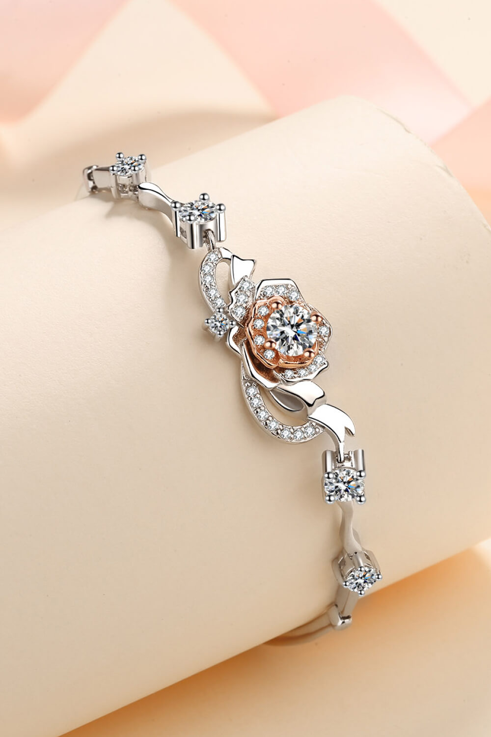 925 Sterling Silver Moissanite Bracelet - Sharon David's