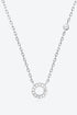 L To P Zircon 925 Sterling Silver Necklace