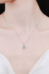 Moissanite Teardrop Pendant Necklace - Sharon David's