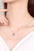 Moissanite Lock Pendant Necklace - Sharon David's
