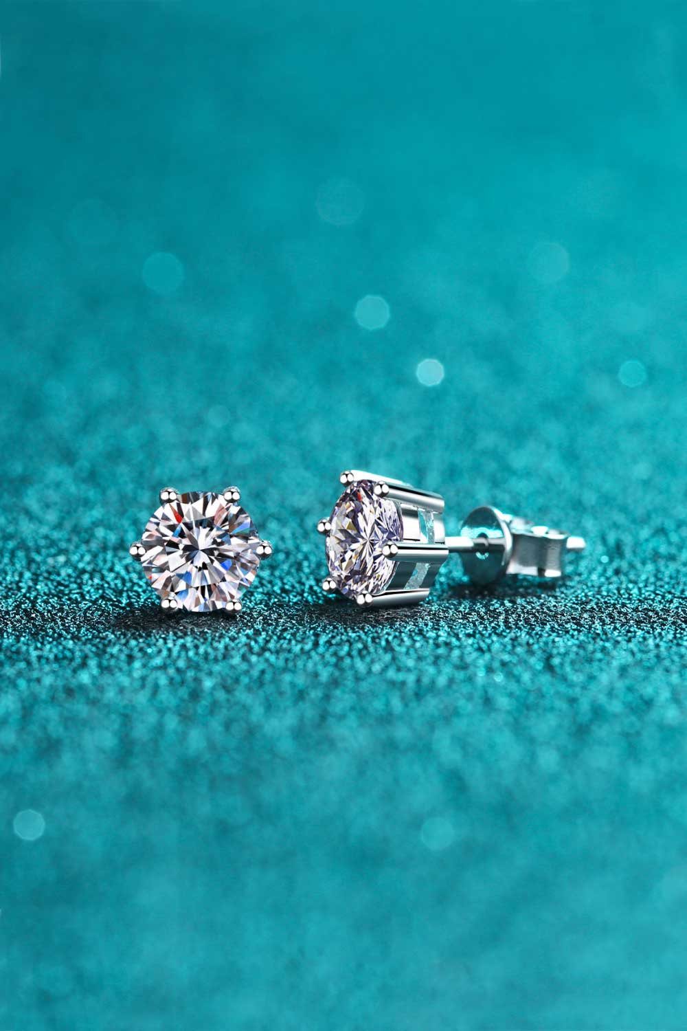 Endless Cheer Moissanite Stud Earrings - Sharon David's